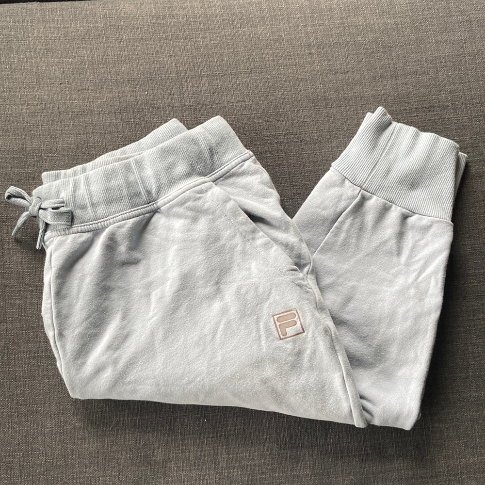 Women’s blue FILA joggers